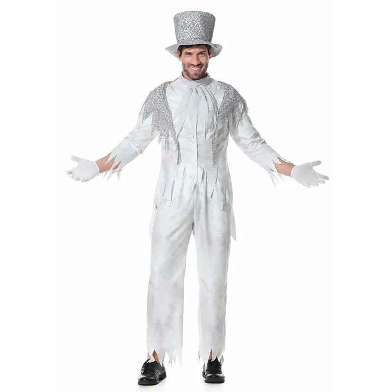 Costume Mariée Zombie ou Marié Fantôme – S à XXL