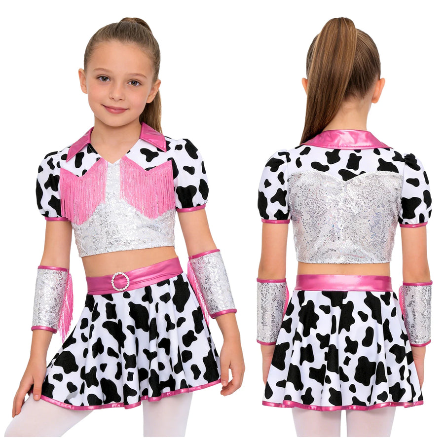 Déguisement Cow-Girl Sequins Fille