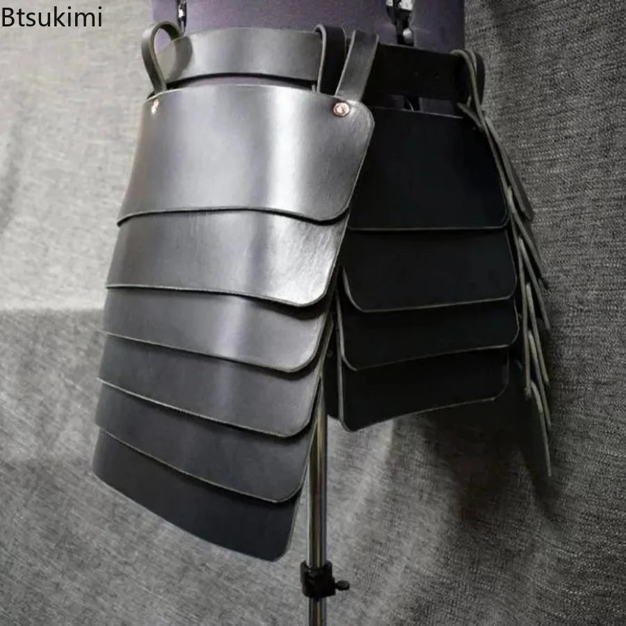 Jambières Armure Viking en Simili Cuir