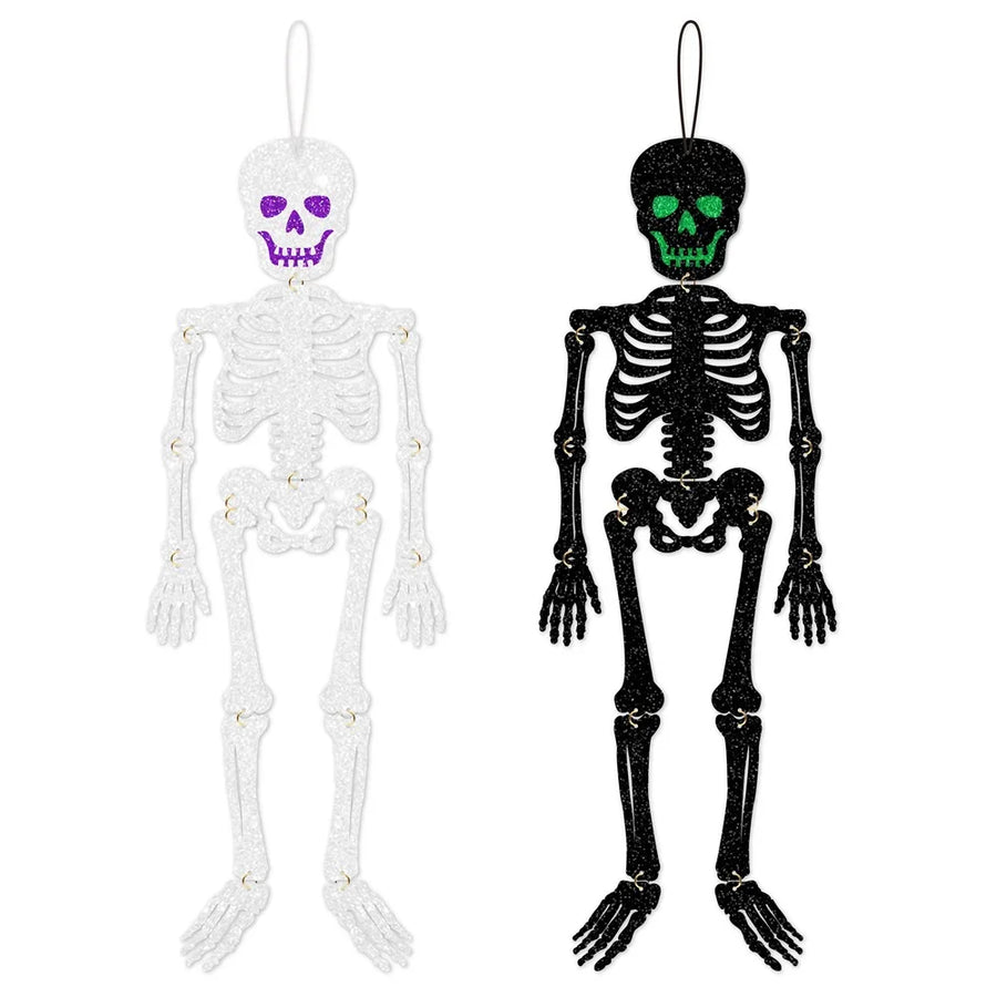 Suspension Squelette Halloween – Blanche ou Noire
