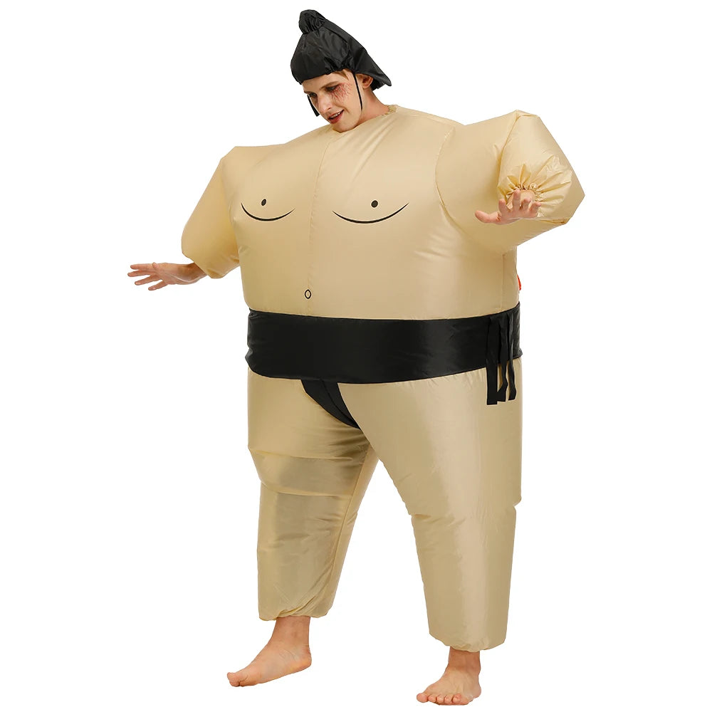 Déguisement Gonflable Sumo Adulte – Costume Rigolo – vue 6