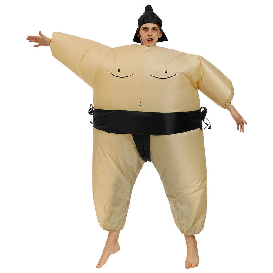 Déguisement Gonflable Sumo Adulte – Costume Rigolo – vue 3