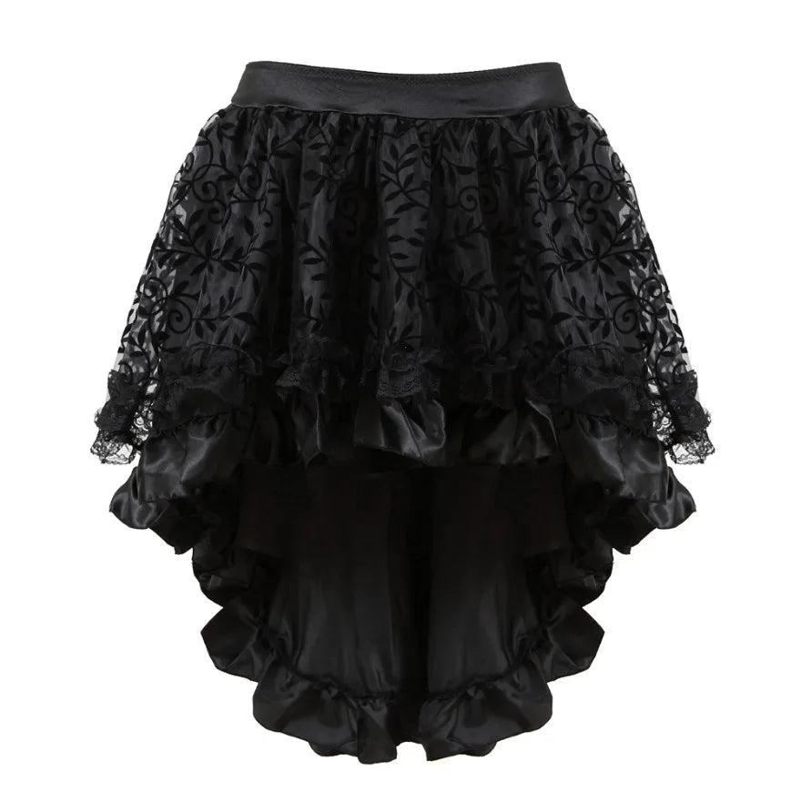 Ensemble Corset Steampunk Sexy et Jupe Asymétrique – vue 21