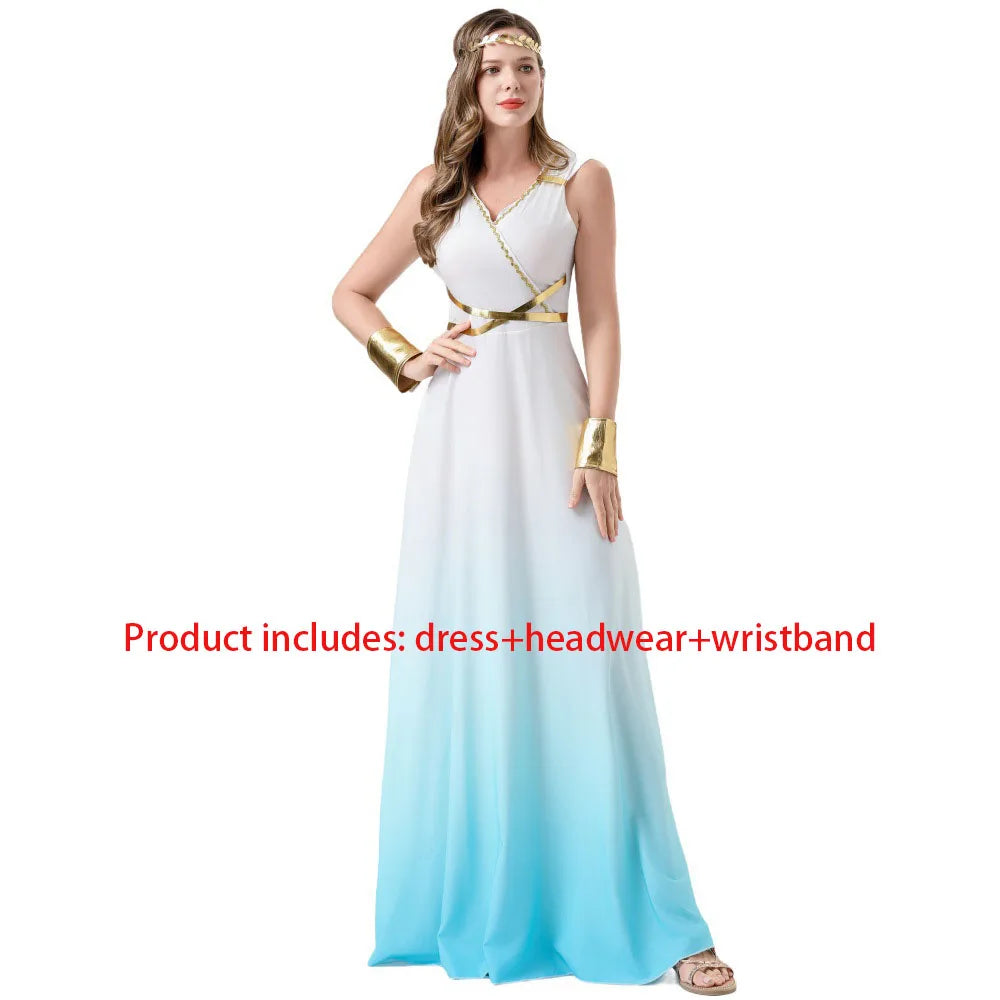 Robe Longue Déesse Grecque Sexy