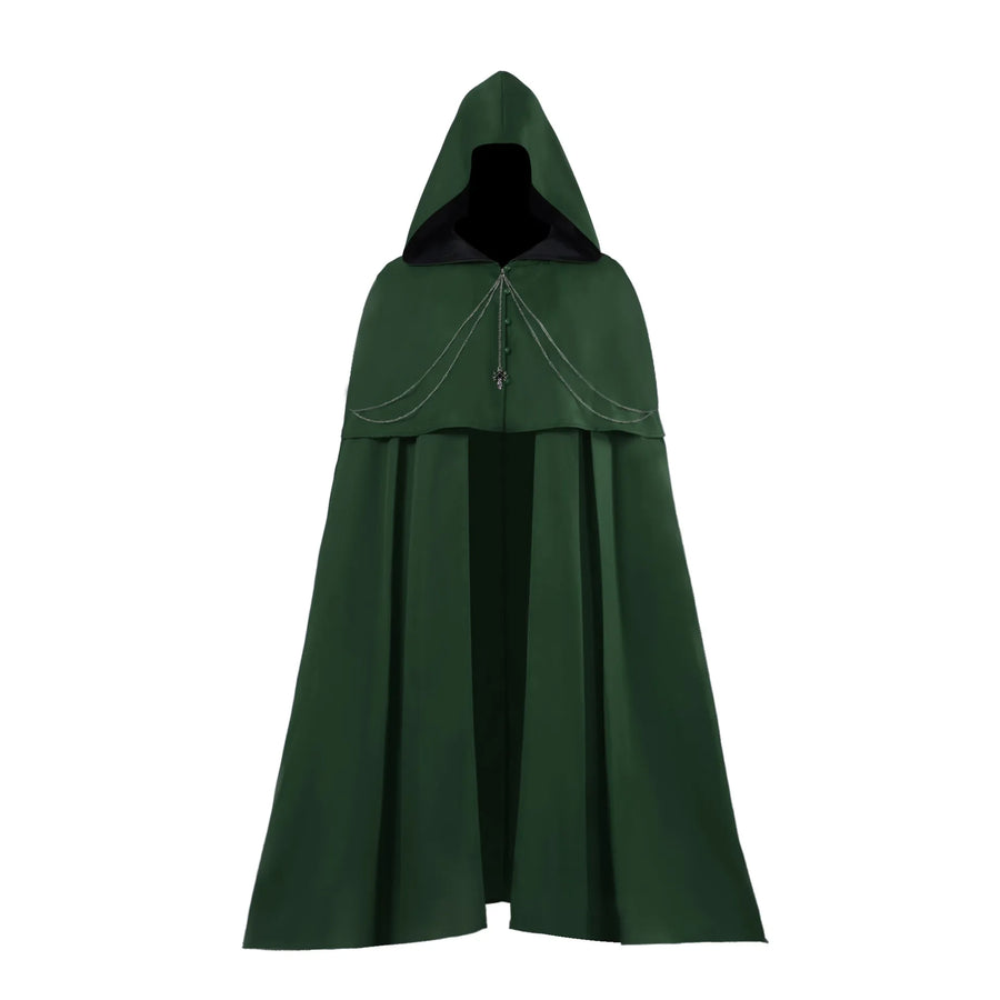 Cape Gothique à Capuche – Chevalier Noir, Vampire, Faucheuse – vue 4