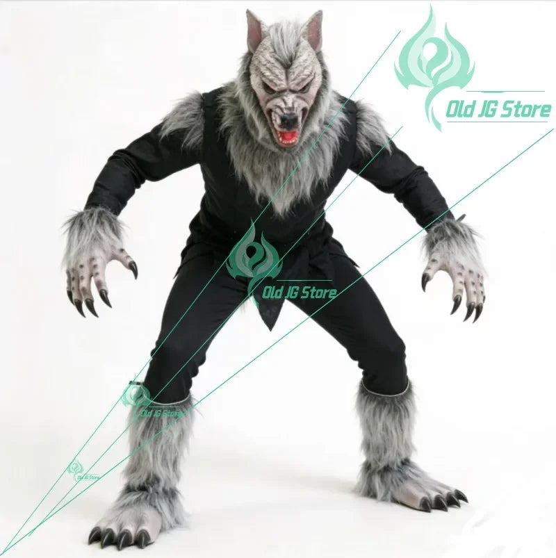 Déguisement Loup-Garou – Masque, Griffes et Pieds – vue 2