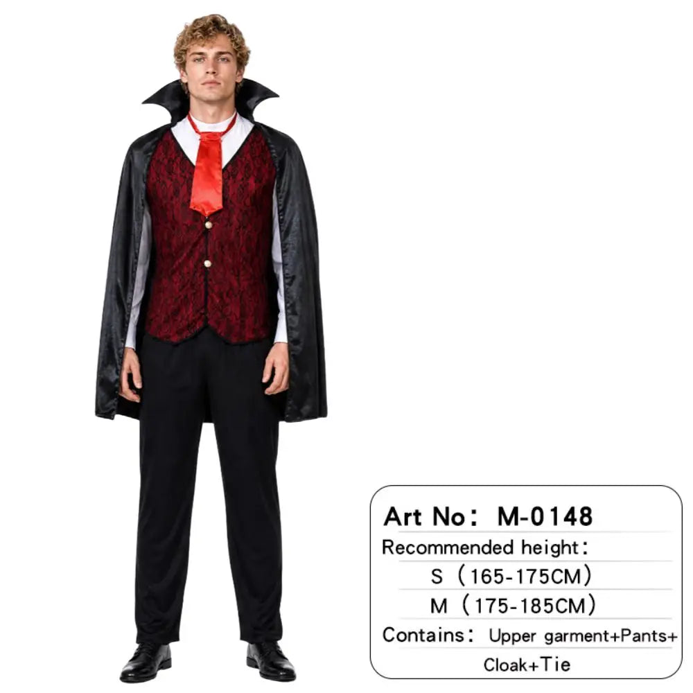 Costume Vampire Gentleman Homme – Ensemble avec Cape – vue 7