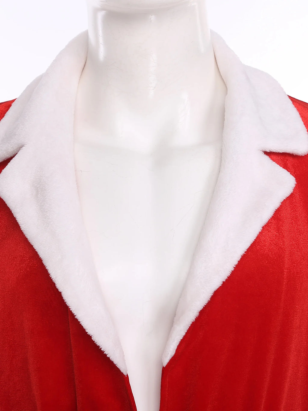 Gilet Père Noël en Velours avec Ceinture – vue 5