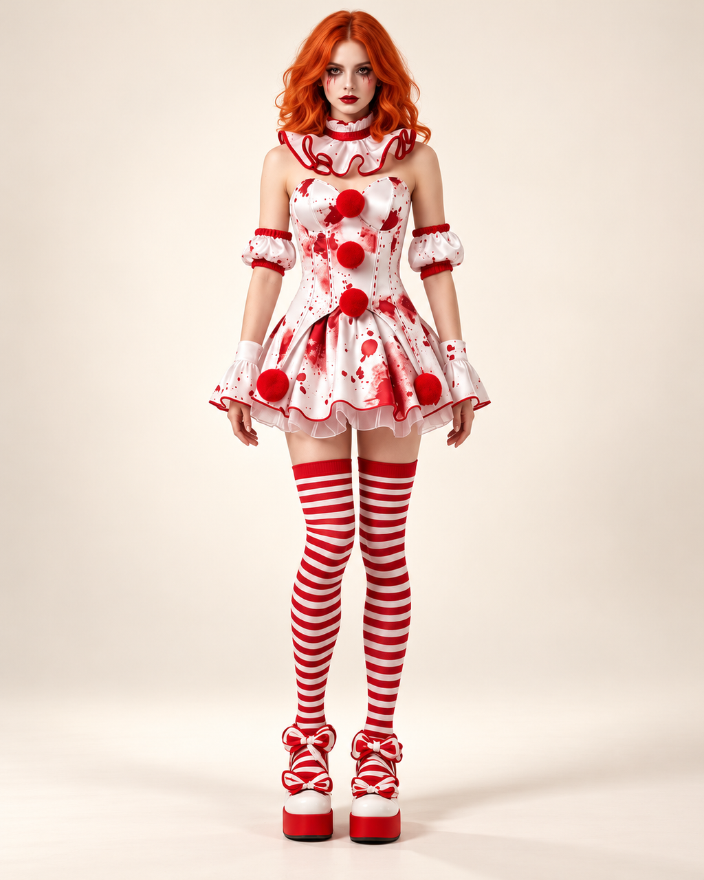 Déguisement Clown Sanglant Femme — photo premium studio
