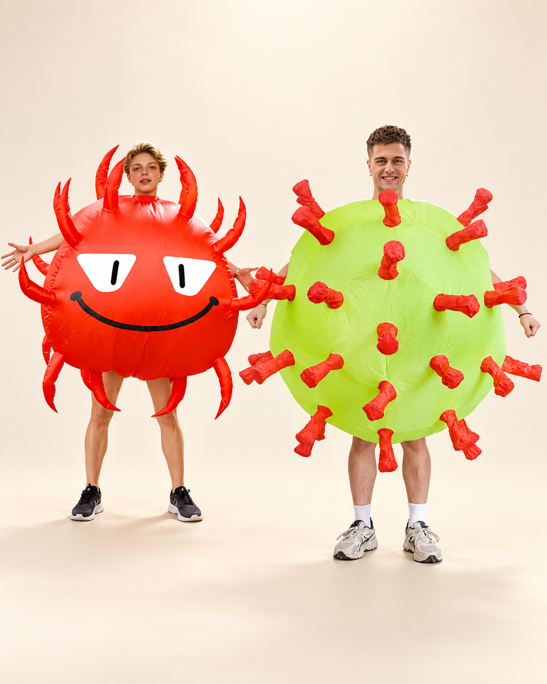 Déguisement Gonflable Virus Rigolo Adulte — photo premium studio