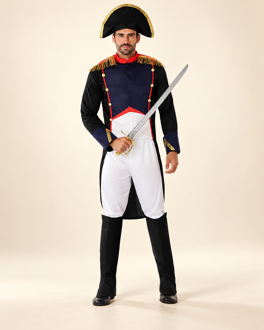 Costume de Général Napoléonien Homme — photo premium studio