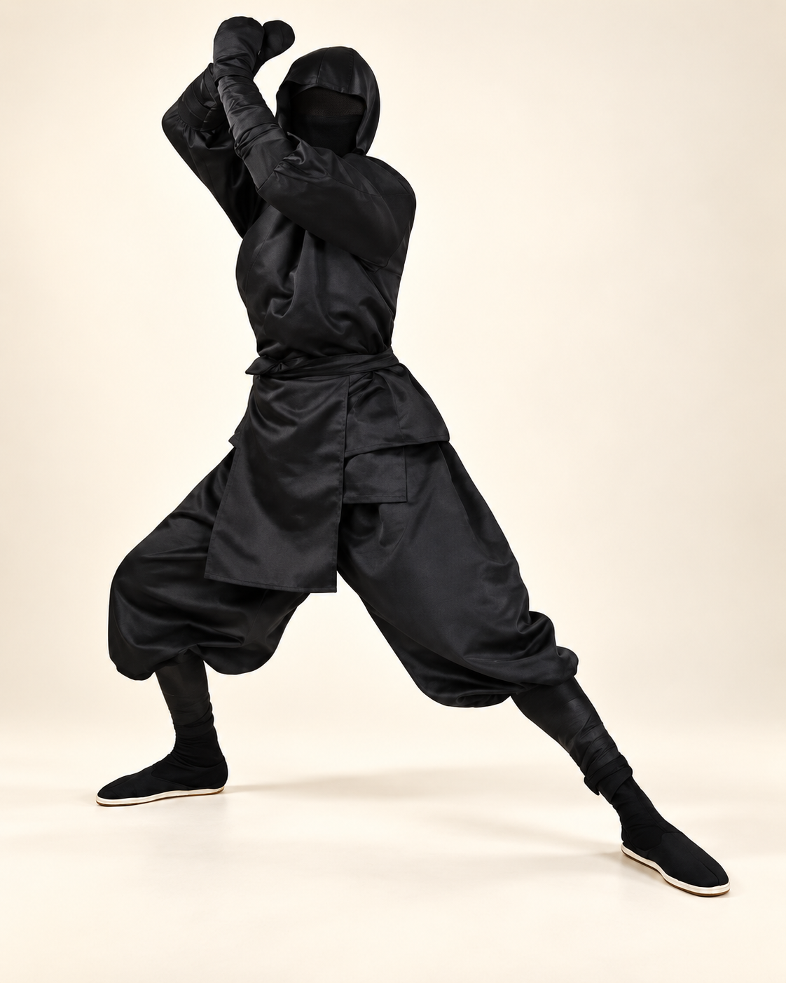 Déguisement Ninja Noir et Blanc Homme — photo premium studio