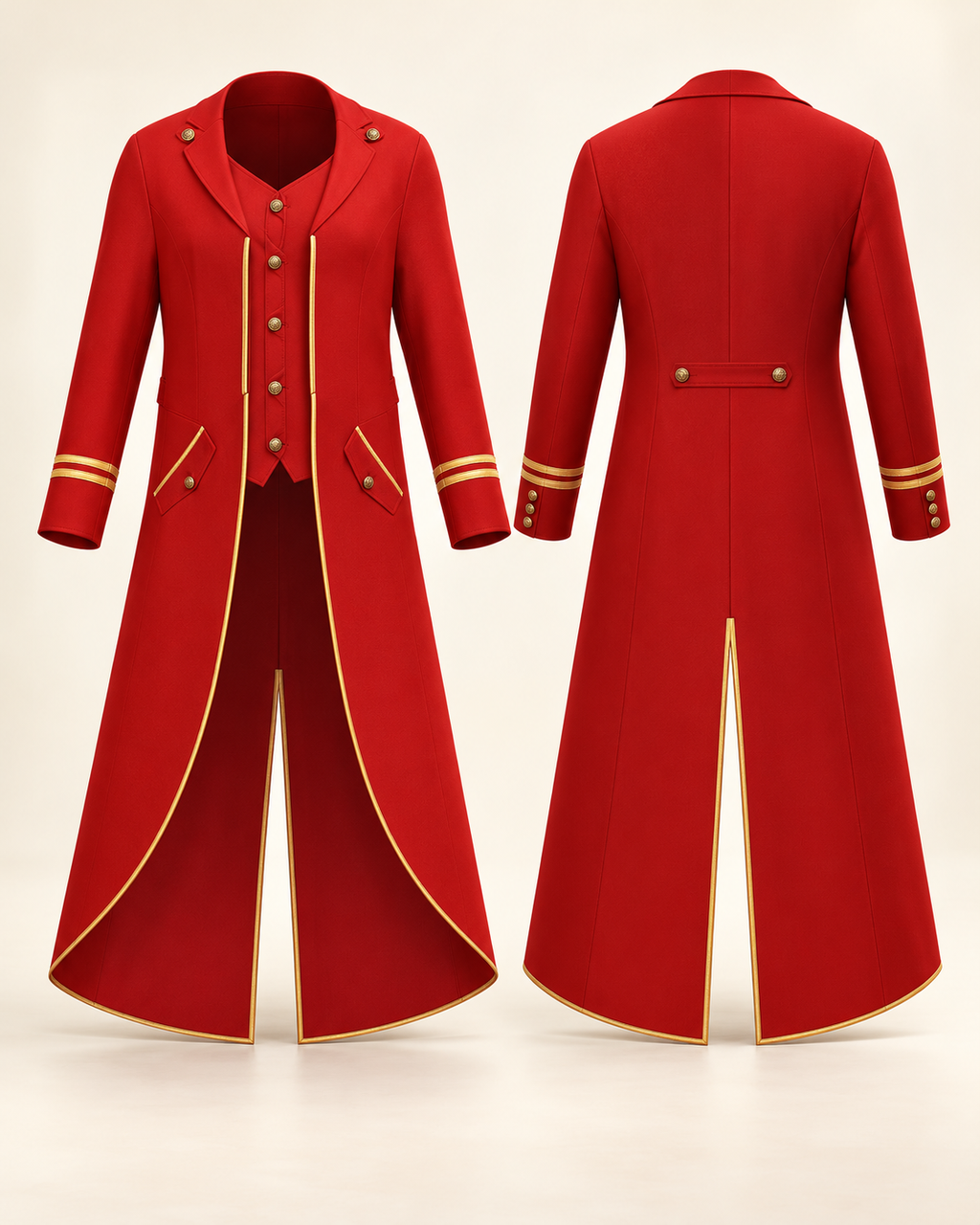 Veste Queue-de-Pie Steampunk Gothique Homme — photo premium studio