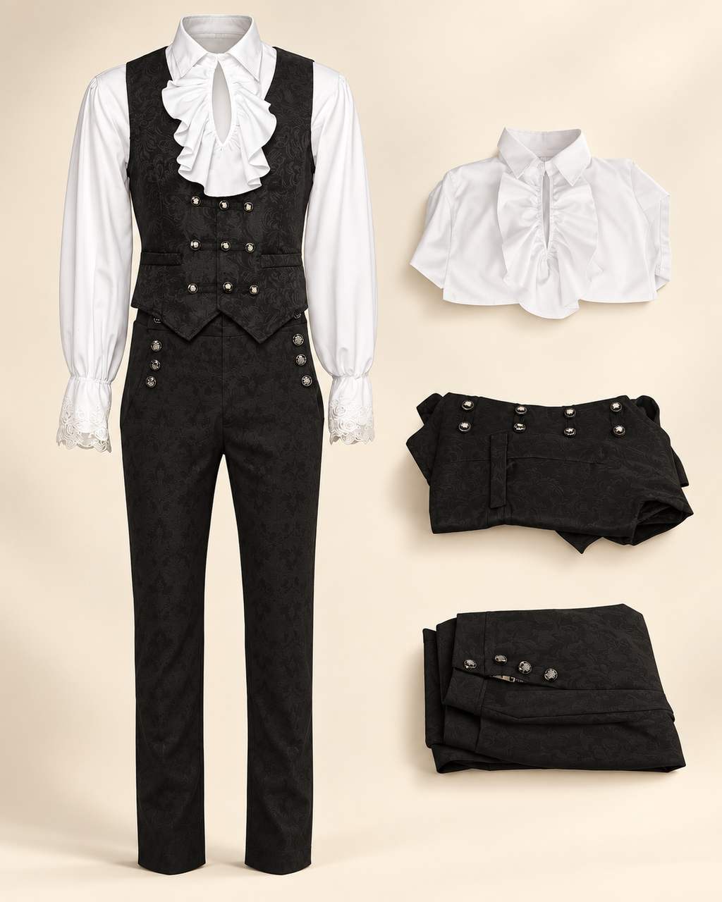 Costume Gentleman Gothique Vampire Homme — photo premium studio